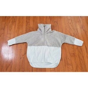 THE NORTH FACE FURRY FLEECE PULLOVER FULL ZIP WOMEN SIZE MEDIUM